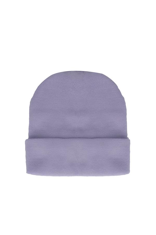 کلاه زنانه زمستانی با بهترین کیفیت بنفش 