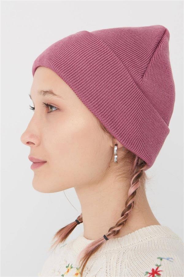 کلاه زنانه زمستانی با بهترین کیفیت صورتی