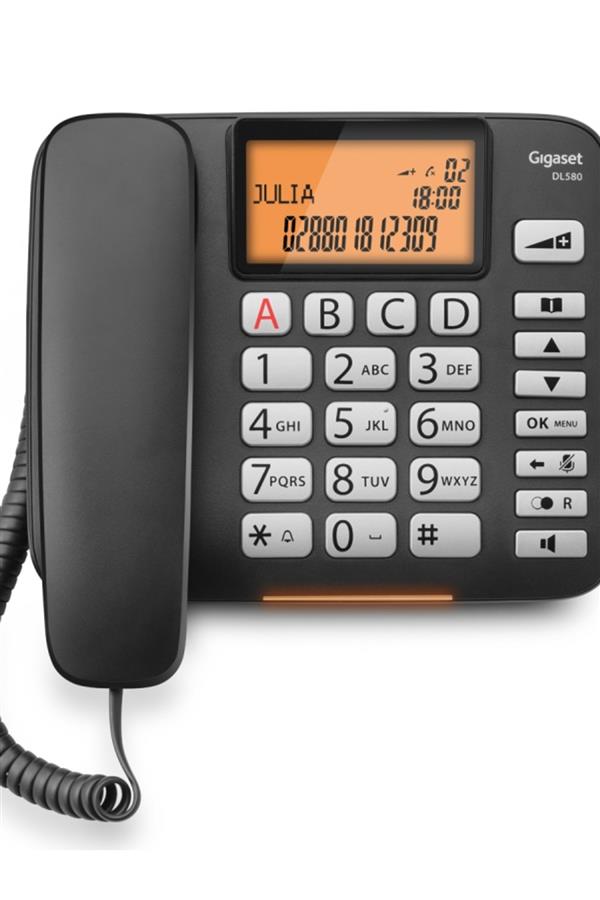  تلفن رومیزی گیگاست مدلDL580ضمانت اصالت کالا