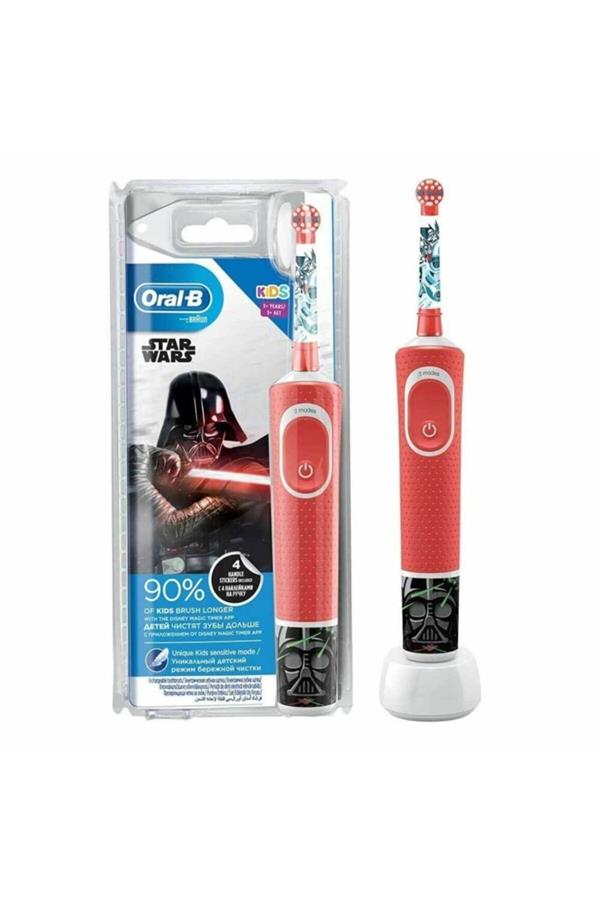 مسواک برقی قابل شارژ اورال-بی مخصوص کودکان با ضمانت اصالت کالا، مدلD100 Star Wars Special Series Rechargeable Toothbrush for Kids