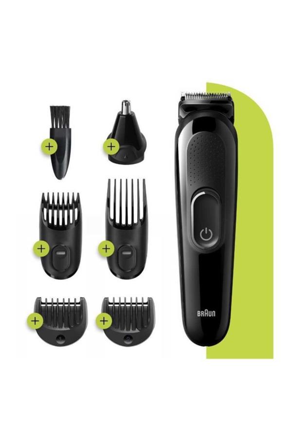 ماشین اصلاح صورت و بدن براون، با ضمانت اصالت کالا مدل MGK 3220 Men's Grooming Kit 6in1 Styler