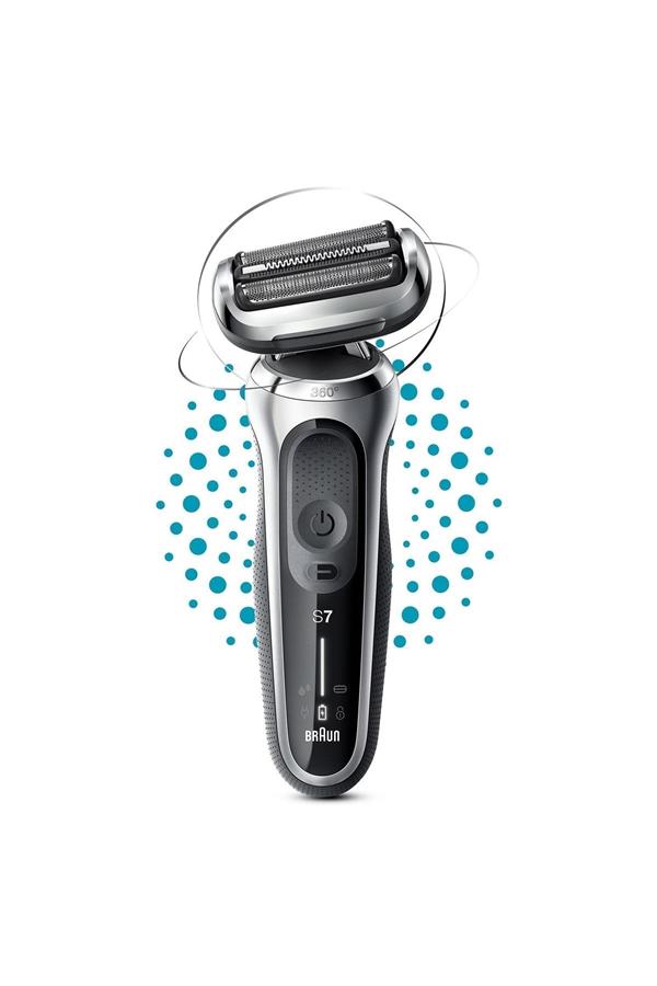 ماشین اصلاح صورت و بدن براون، با ضمانت اصالت کالا مدلNew Series 7 S1000s Cordless Shaver, Autosense, 360° Flex, Easyclick, Wet & Dry