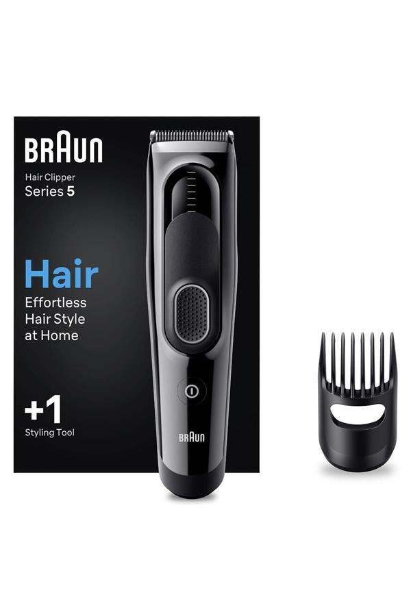 ماشین اصلاح صورت و بدن براون، با ضمانت اصالت کالا مدلSeries 5 HC5310 Men's Hair Clipper with 17 Length Settings