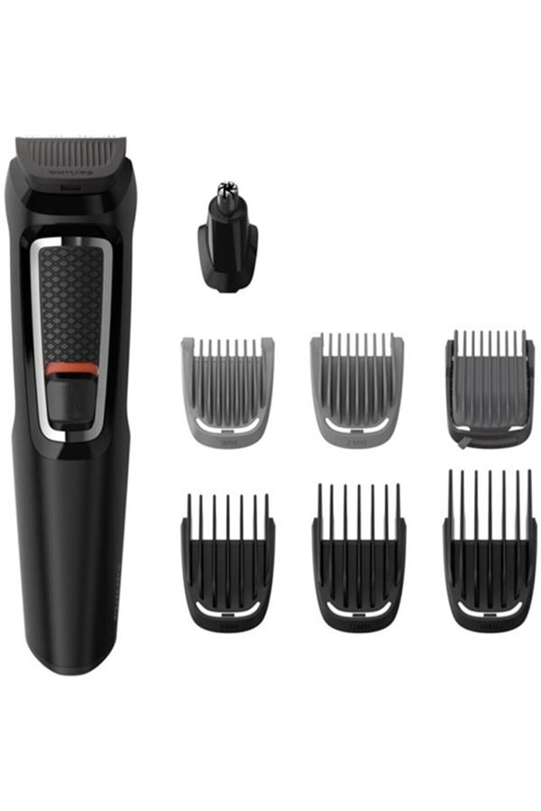 ماشین اصلاح صورت و بدن فیلیپس، با ضمانت اصالت کالا مدلMultigroom Series 3000 Mg3730/15 8 in 1 Multi-Purpose Shaving Set (Face and Hair)