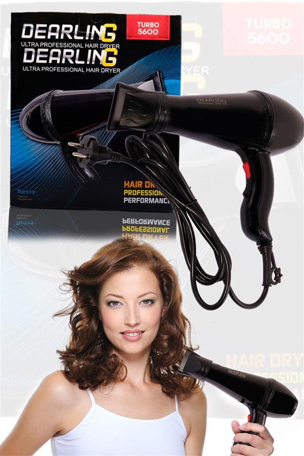 سشوار دارلینگ با ضمانت اصالت کالا مدلProfessional 5600 Hair Dryer Hair Straightener (Dearling Turkey Guaranteed)