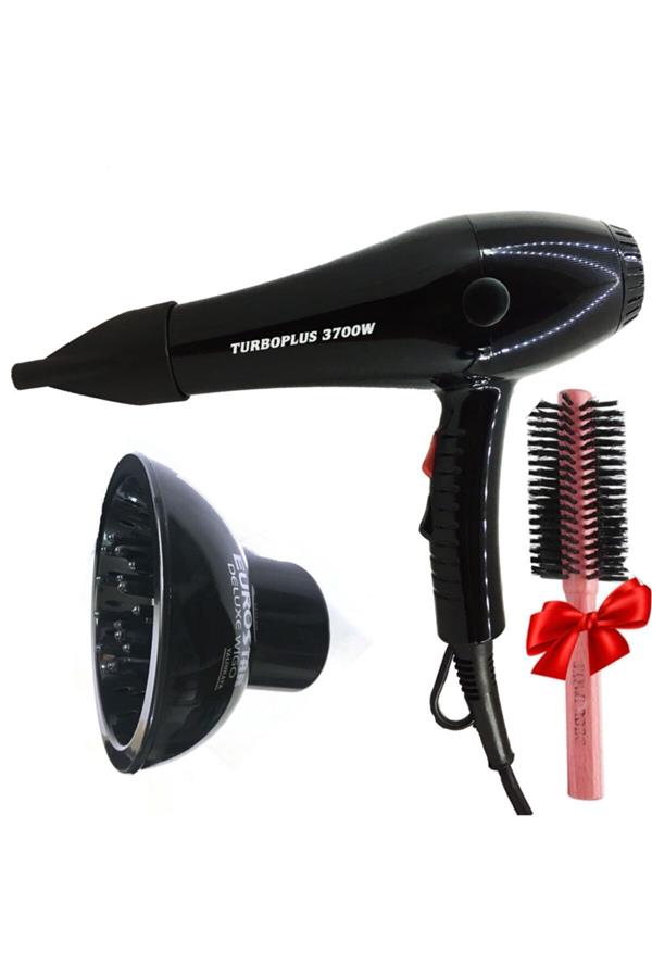 سشوار توربو پلاست با ضمانت اصالت کالا مدل3700 W Professional Hairdresser Type Blow Dryer + comb