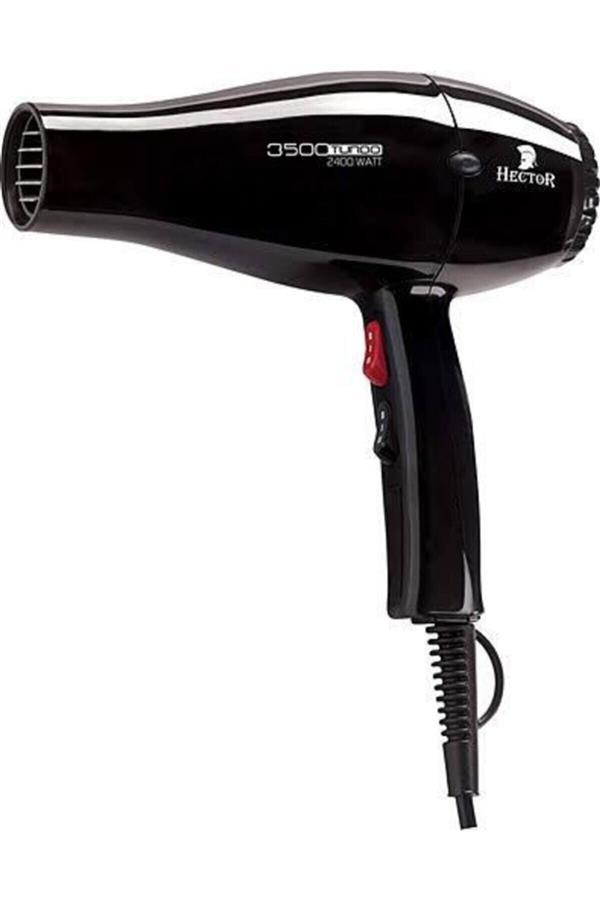 سشوار هکتوربا ضمانت اصالت کالا مدلProfessional 3500 Turbo Blow Dryer 2400 Watt Black