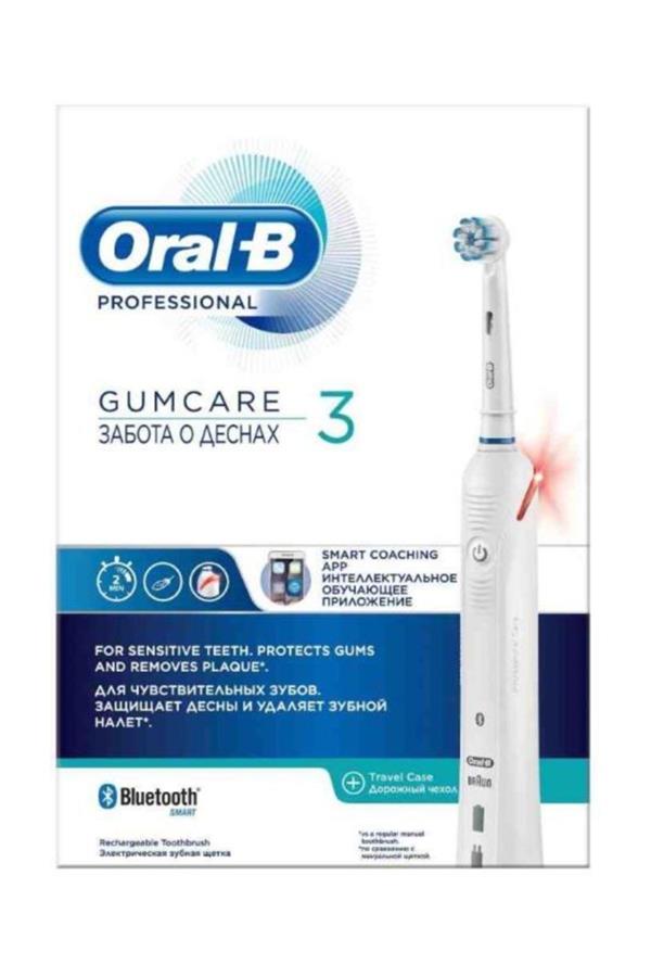 مسواک برقی قابل شارژ اورال-بی با ضمانت اصالت کالا، مدلProfessional Gumcare 3 Smart Rechargeable Toothbrush