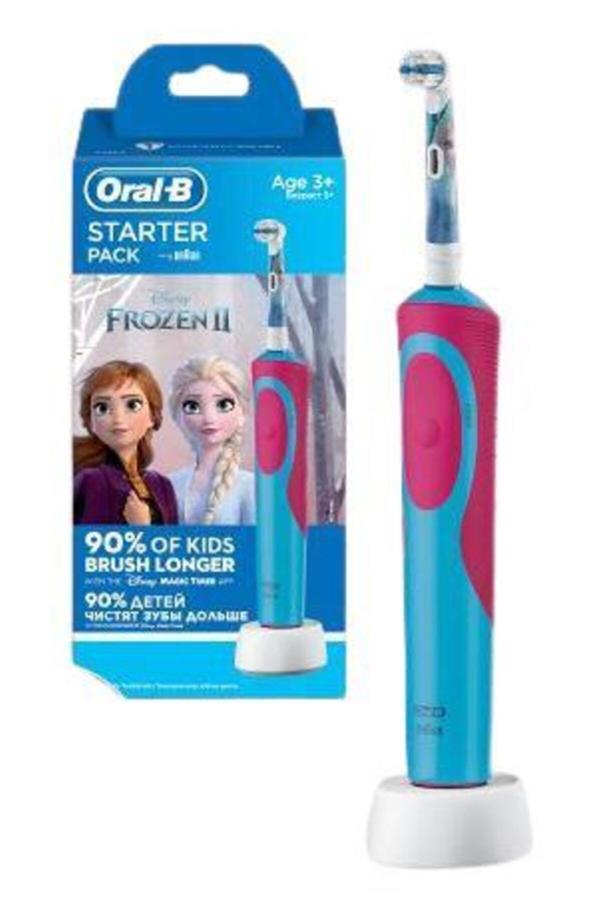 مسواک برقی قابل شارژ اورال-بی مخصوص کودکان  با ضمانت اصالت کالا، مدلStar Frozen Kids Rechargeable Toothbrush