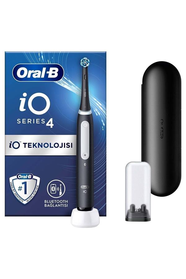 مسواک برقی قابل شارژ اورال-بی با ضمانت اصالت کالا، مدلRechargeable/electric Toothbrush Io 4 Black