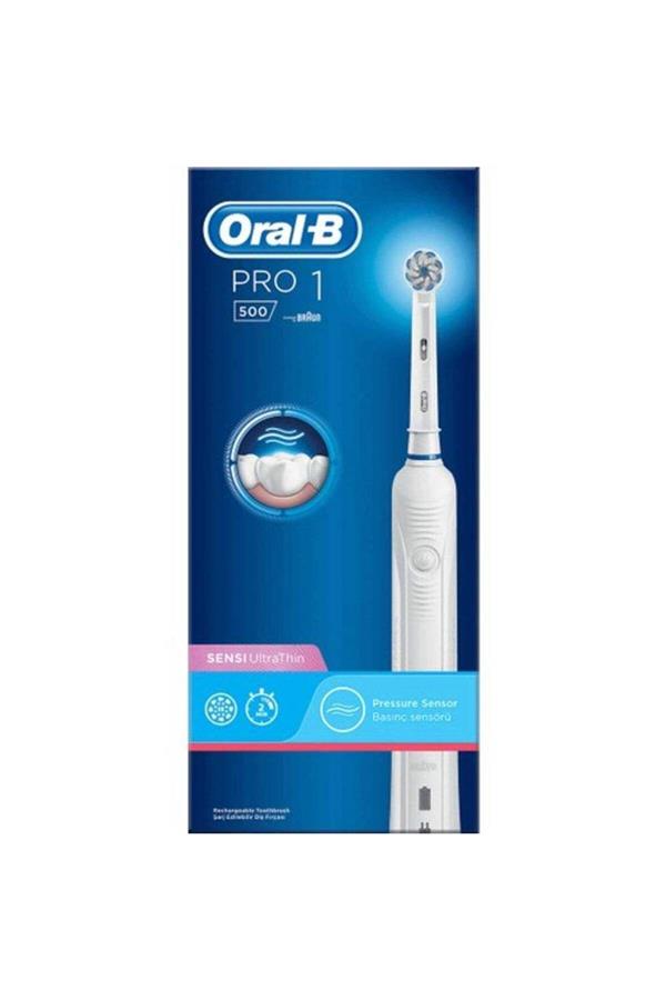 9881مسواک برقی قابل شارژ اورال بی/ Electric Toothbrush Sensi Ultra Thin Pro 500