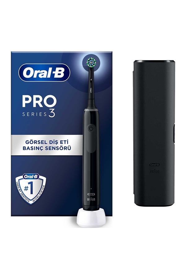 9891مسواک برقی قابل شارژ اورال بی/ Pro 3500 Rechargeable Toothbrush Black + Head